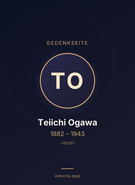 Gedenkportrait von Teiichi Ogawa