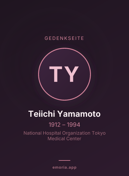 Gedenkportrait von Teiichi Yamamoto