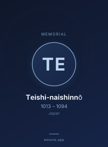 Memorial portrait of Teishi-naishinnō