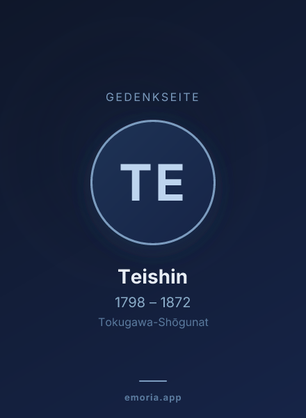 Gedenkportrait von Teishin