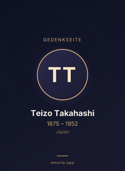 Gedenkportrait von Teizo Takahashi