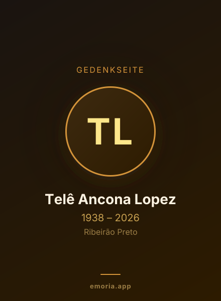 Gedenkportrait von Telê Ancona Lopez
