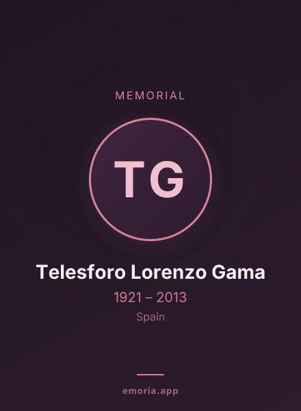 Memorial portrait of Telesforo Lorenzo Gama