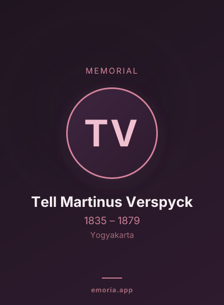Memorial portrait of Tell Martinus Verspyck