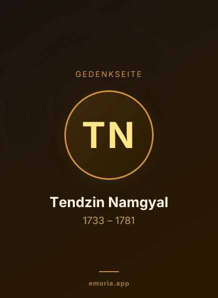 Gedenkportrait von Tendzin Namgyal