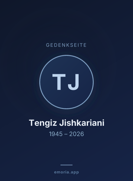 Gedenkportrait von Tengiz Jishkariani