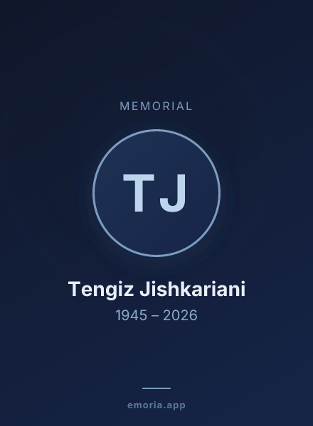 Memorial portrait of Tengiz Jishkariani