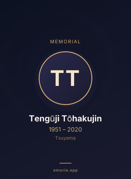 Memorial portrait of Tengūji Tōhakujin
