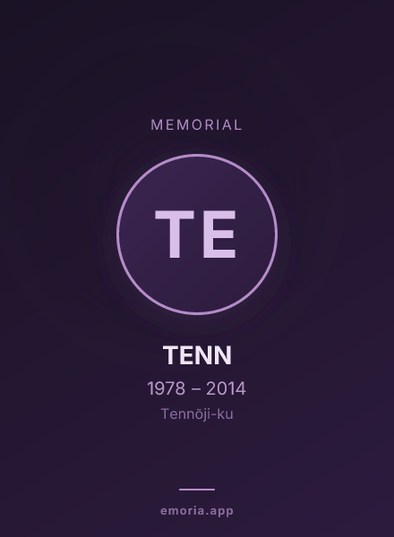 Memorial portrait of TENN