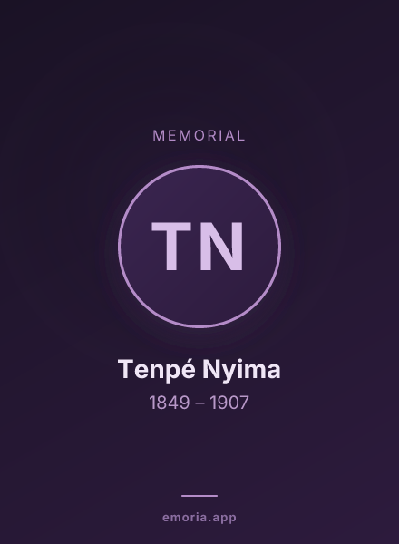 Memorial portrait of Tenpé Nyima