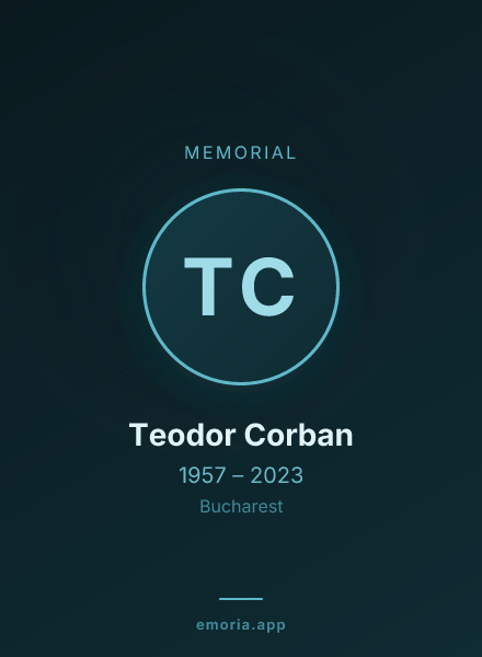 Memorial portrait of Teodor Corban