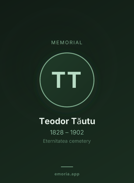 Memorial portrait of Teodor Tăutu