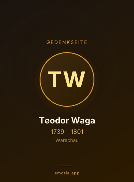 Gedenkportrait von Teodor Waga