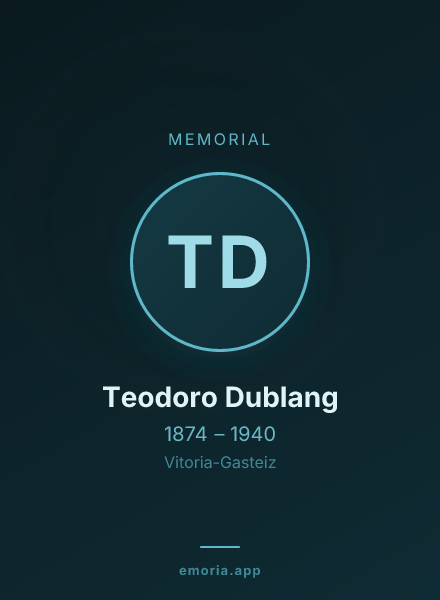 Memorial portrait of Teodoro Dublang
