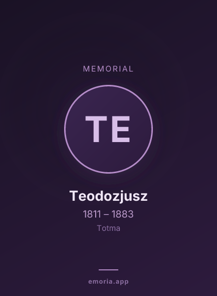 Memorial portrait of Teodozjusz