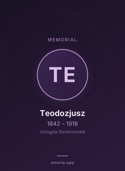 Memorial portrait of Teodozjusz