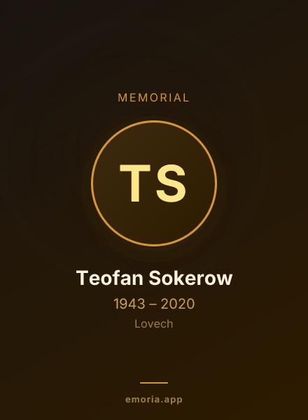 Memorial portrait of Teofan Sokerow