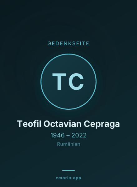 Gedenkportrait von Teofil Octavian Cepraga