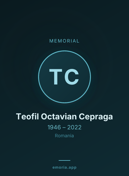 Memorial portrait of Teofil Octavian Cepraga
