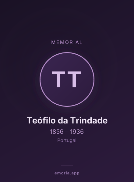 Memorial portrait of Teófilo da Trindade