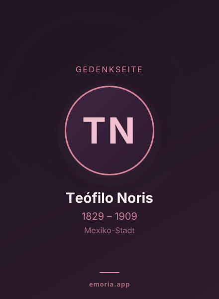 Gedenkportrait von Teófilo Noris