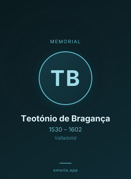 Memorial portrait of Teotónio de Bragança