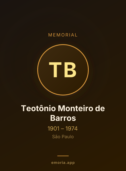 Memorial portrait of Teotônio Monteiro de Barros