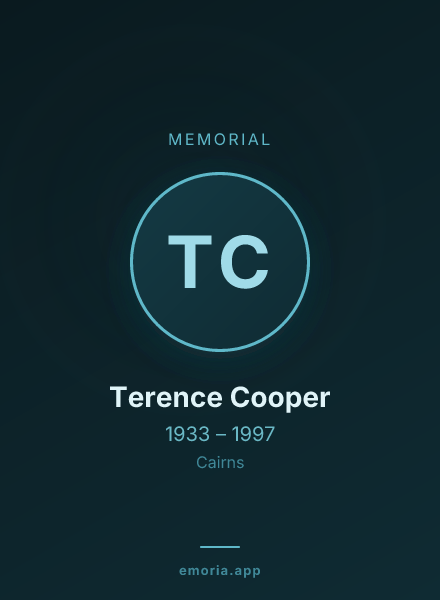 Memorial portrait of Terence Cooper