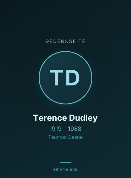Gedenkportrait von Terence Dudley