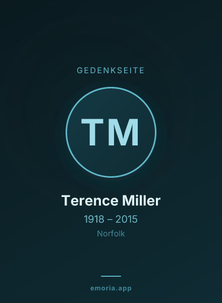 Gedenkportrait von Terence Miller