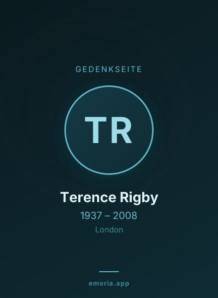 Gedenkportrait von Terence Rigby