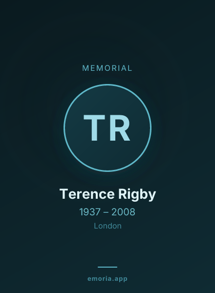 Memorial portrait of Terence Rigby