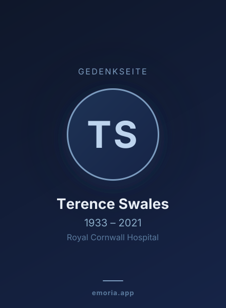 Gedenkportrait von Terence Swales