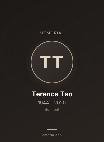 Memorial portrait of Terence Tao