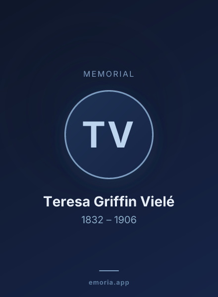 Memorial portrait of Teresa Griffin Vielé