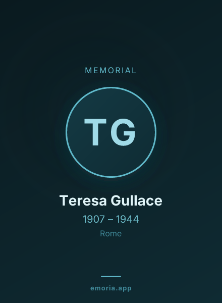 Memorial portrait of Teresa Gullace