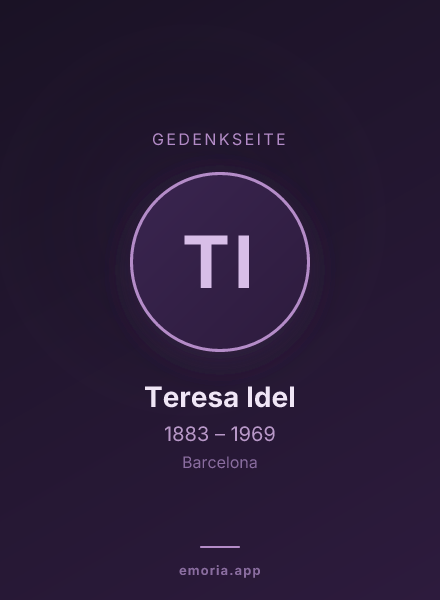 Gedenkportrait von Teresa Idel