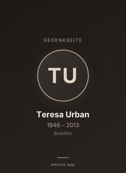 Gedenkportrait von Teresa Urban