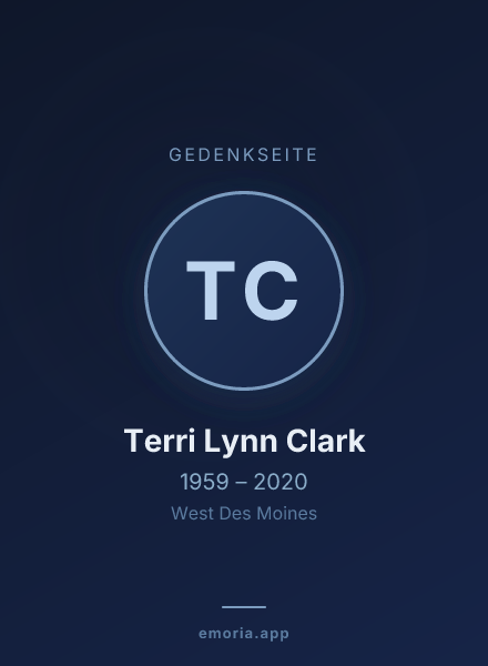 Gedenkportrait von Terri Lynn Clark