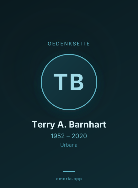 Gedenkportrait von Terry A. Barnhart