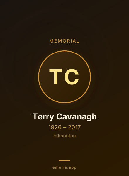 Memorial portrait of Terry Cavanagh