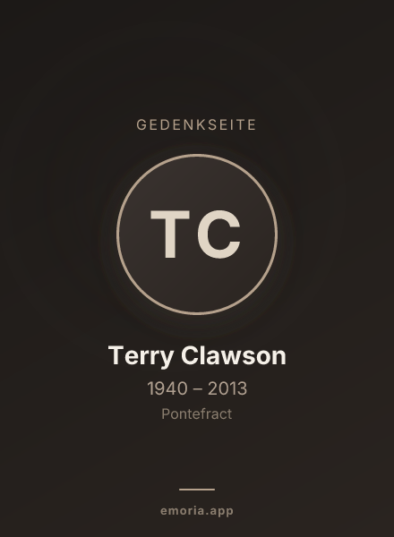 Gedenkportrait von Terry Clawson