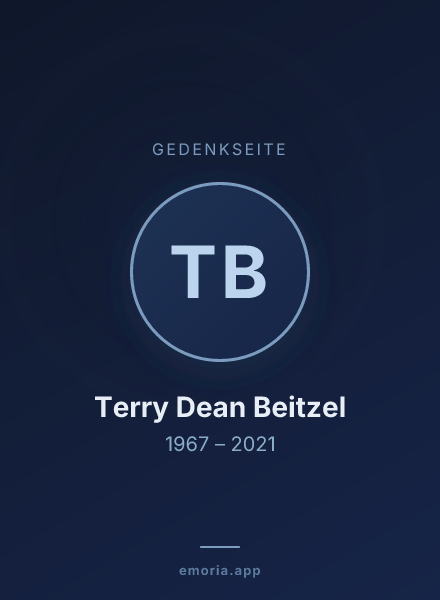 Gedenkportrait von Terry Dean Beitzel