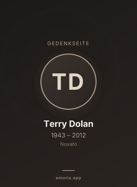 Gedenkportrait von Terry Dolan