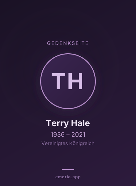 Gedenkportrait von Terry Hale