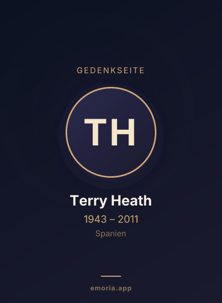 Gedenkportrait von Terry Heath