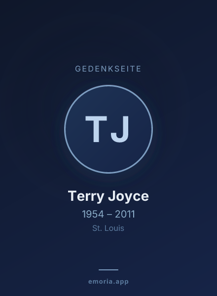 Gedenkportrait von Terry Joyce