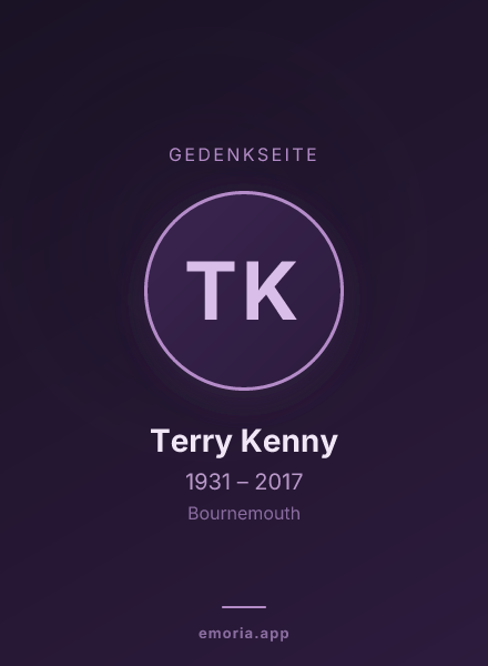 Gedenkportrait von Terry Kenny