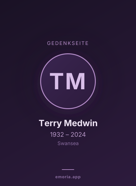 Gedenkportrait von Terry Medwin