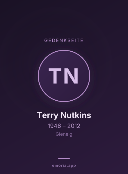 Gedenkportrait von Terry Nutkins